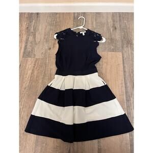 Speechless Juniors Dress – Women’s M, Navy Blue, Sleeveless, Fit & Flare